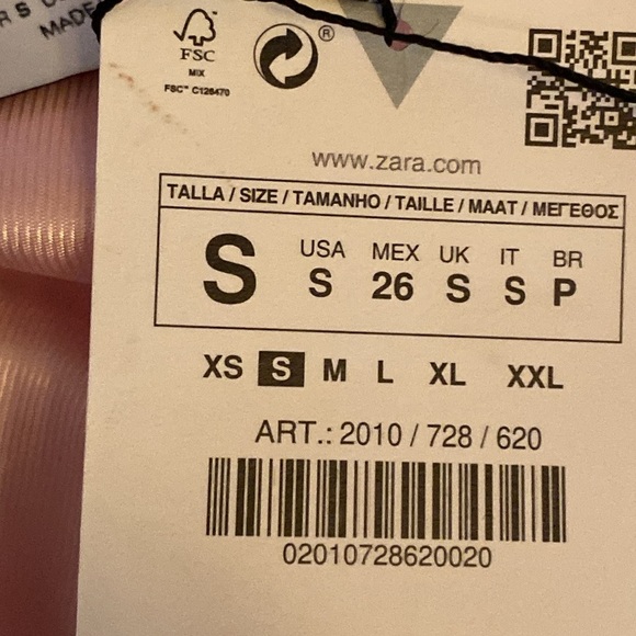 NWT. Zara Pink Oversized Menswear Style Blazer. Size S. - Picture 9 of 12